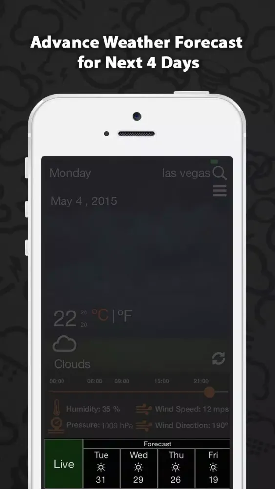 Screenshot di Weather Glow – Accurate 5 Day Weather Forecasts with Live Weather Updates & Hourly Report