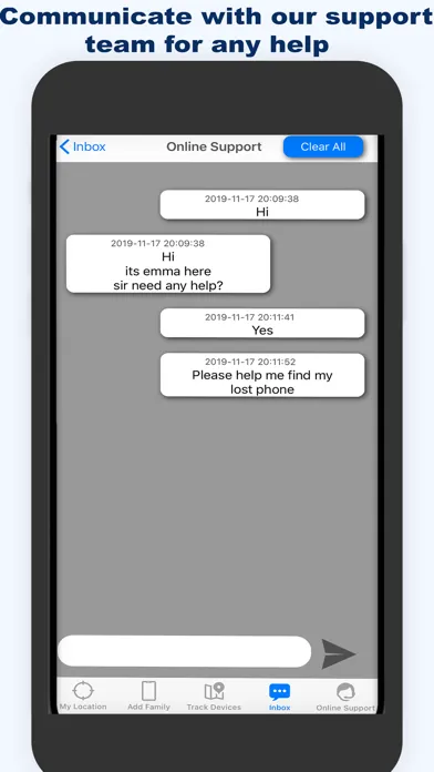 mobile-tracker Screenshots