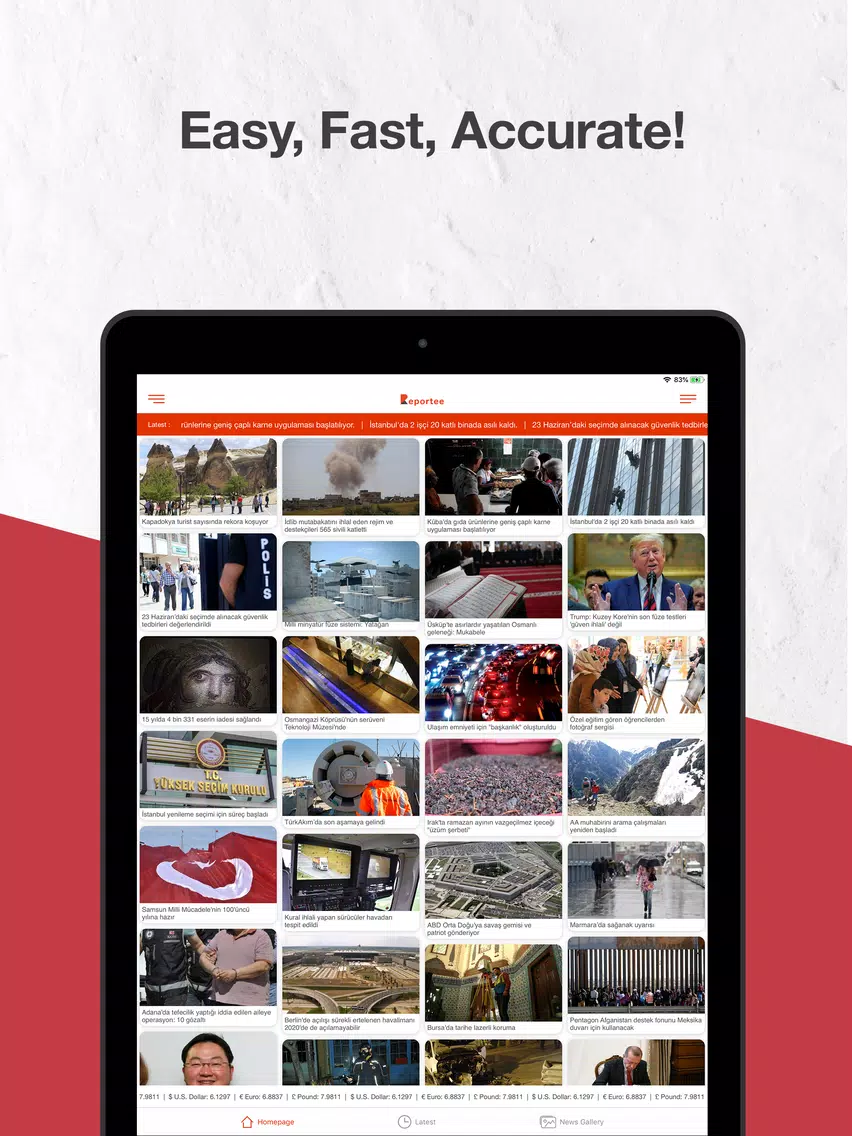 Ảnh chụp màn hình của Reportee-The Best News App iPad 