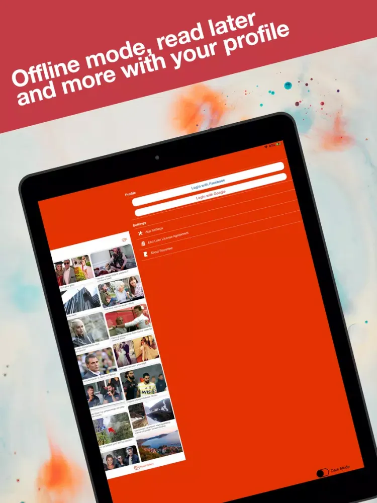 Reportee-The Best News App iPad 应用截图