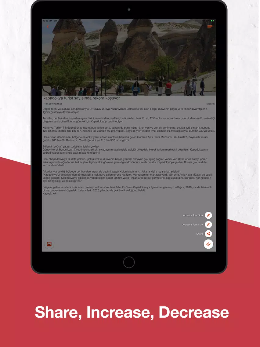 Ảnh chụp màn hình của Reportee-The Best News App iPad 