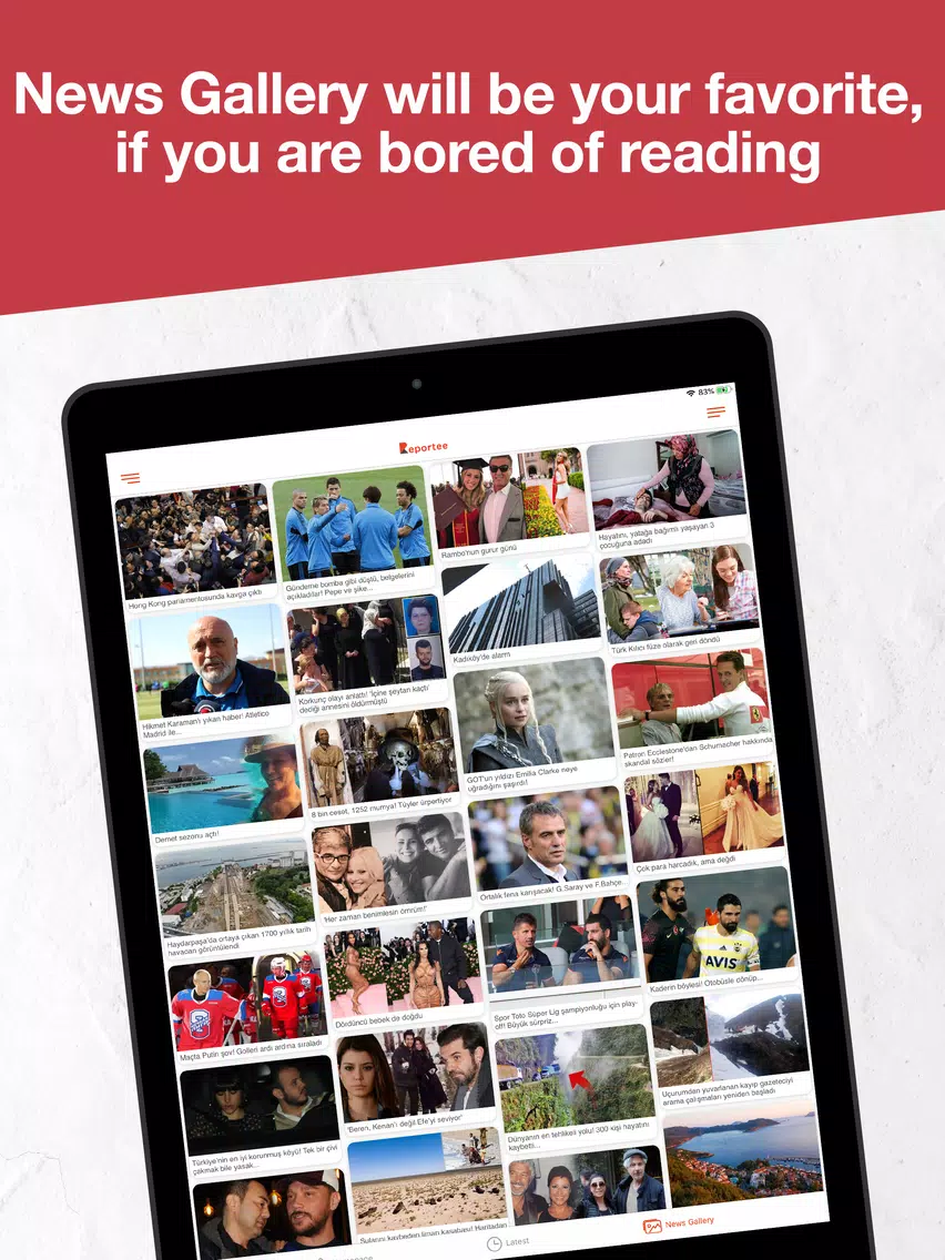Ảnh chụp màn hình của Reportee-The Best News App iPad 