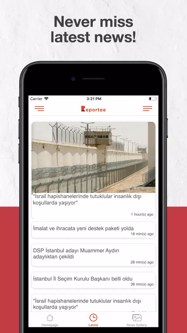 Ảnh chụp màn hình của Reportee-The Best News App