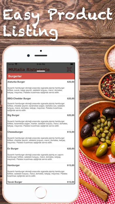 ภาพหน้าจอของ Restorent Menu-QR,Contactless