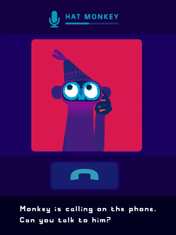 Hat Monkey by Chris Haughton iPad  スクリーンショット