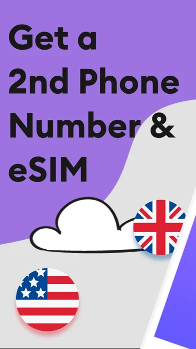 ภาพหน้าจอของ GSM+ Second Phone Number