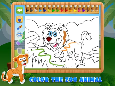 Tangkapan layar 4 in 1 Fun Zoo Games Free - Learning & Educational Activities App for Kids & Toddlers iPad 