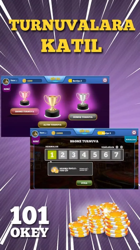 101 Okey + Screenshots