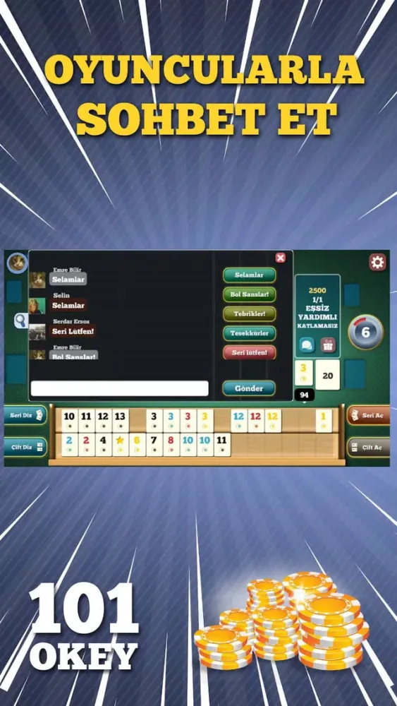 101 Okey + Screenshots