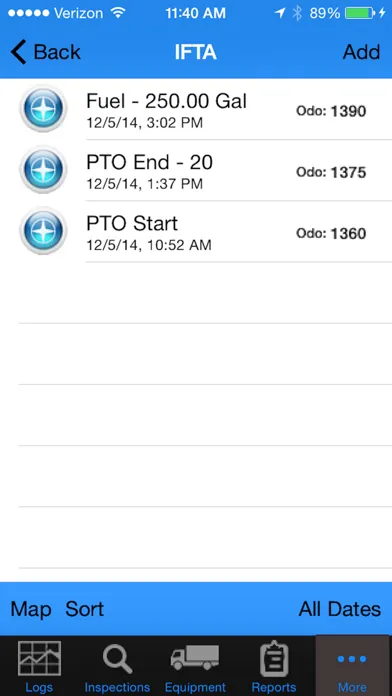 Screenshot di Auto IFTA