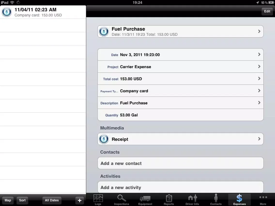 Zrzuty ekranu Porter Traxxs iPad 