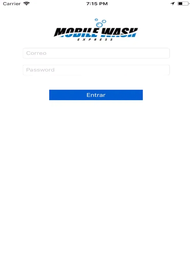 Washer Mobile Wash iPad  স্ক্রিনশট