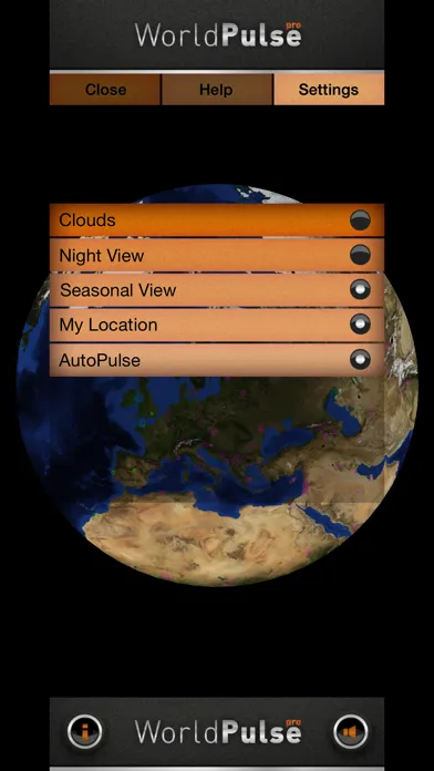 ภาพหน้าจอของ WorldPulse Earth Weather Clouds & Temperature