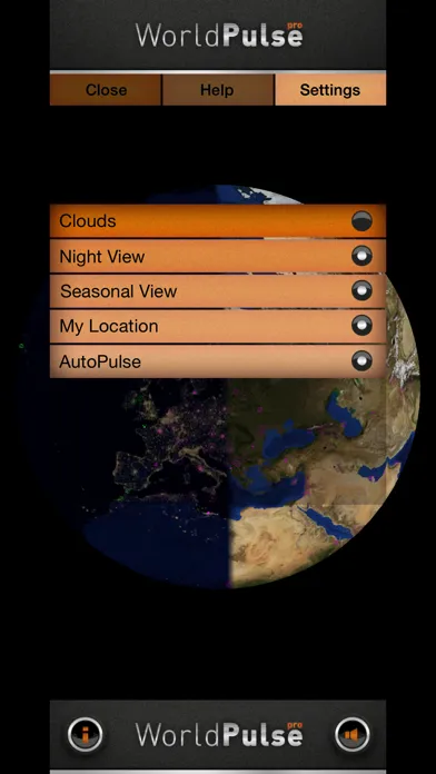 ภาพหน้าจอของ WorldPulse Earth Weather Clouds & Temperature