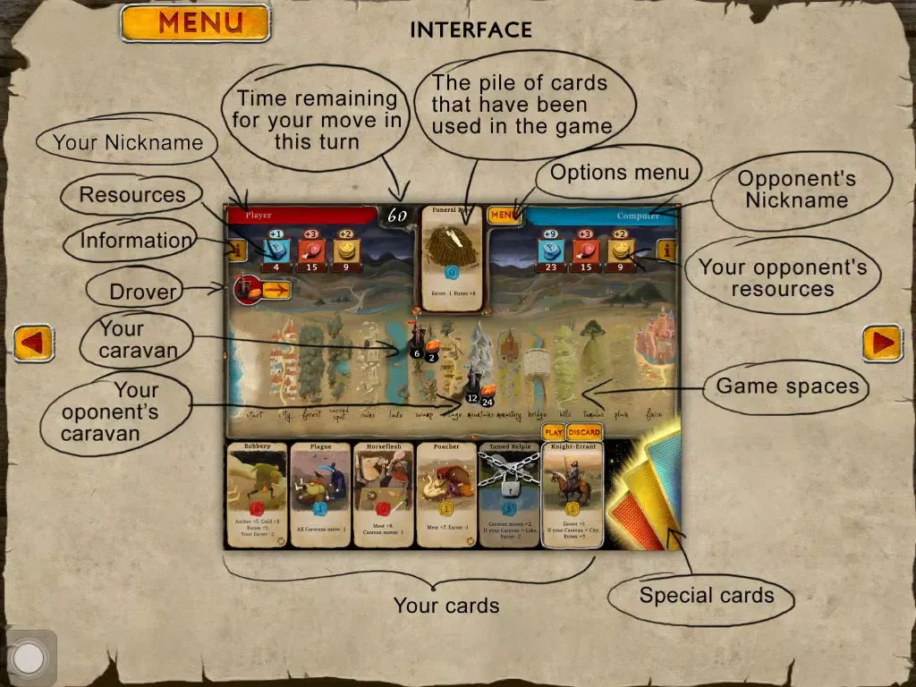 Amber Route iPad  Ekran Görüntüleri