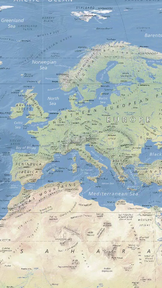 Zrzuty ekranu World Map Offline - Physical