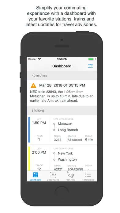 Commuter (New Jersey Rail)应用截图