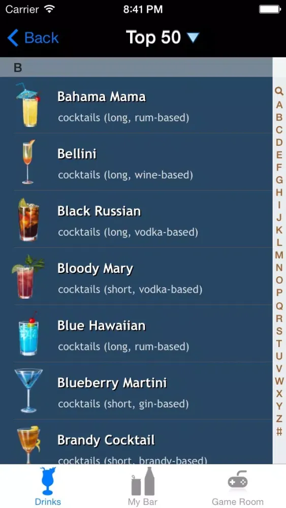 Zrzuty ekranu Mixidrink