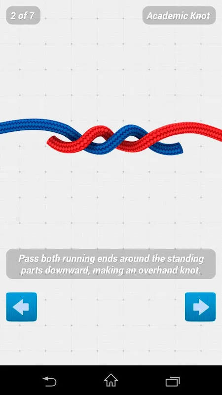 Tangkapan skrin Knots Lite