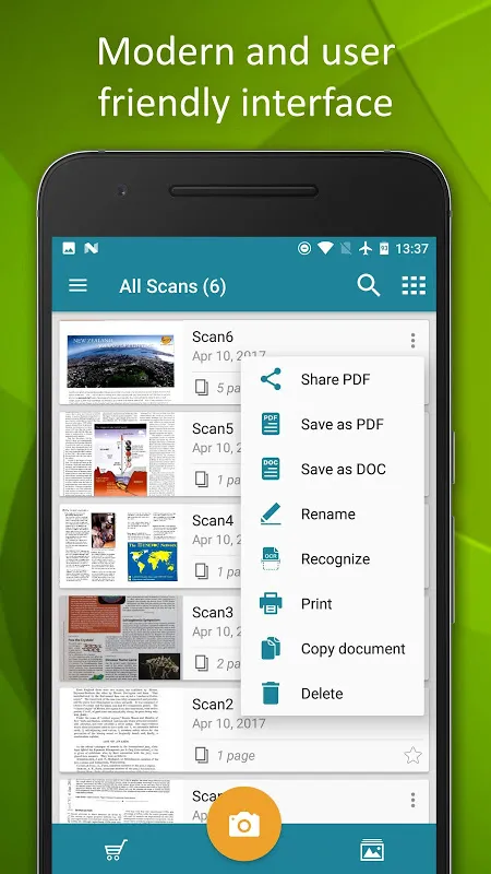 Capturas de pantalla de Smart Doc Scanner