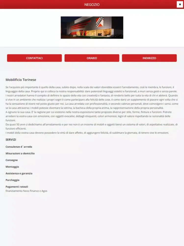 Captures d'écran de Mobilificio Torinese iPad 