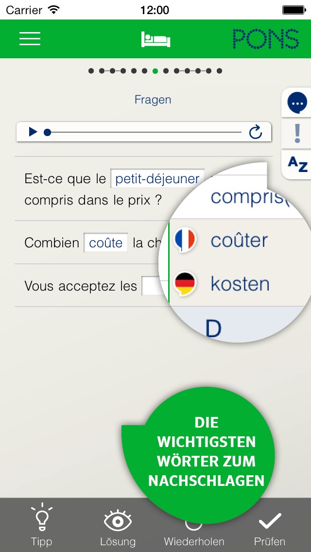 Französisch lernen - PONS Sprachkurs für Anfänger Screenshots