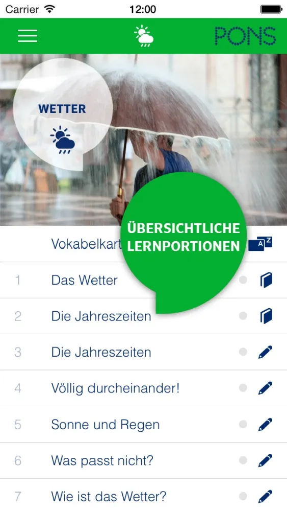 Portugiesisch lernen –PONS Sprachkurs für Anfänger应用截图