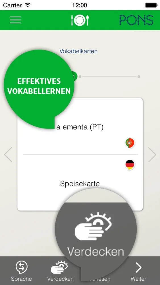 Portugiesisch lernen –PONS Sprachkurs für Anfänger应用截图