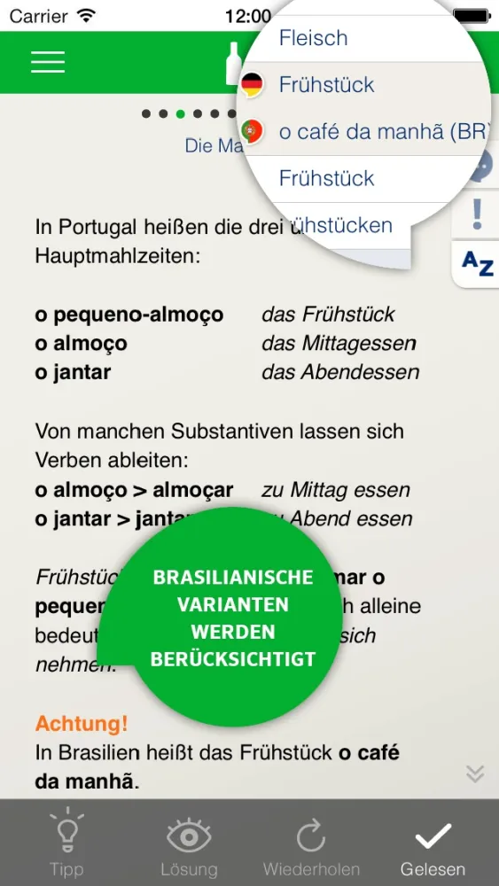 Portugiesisch lernen –PONS Sprachkurs für Anfänger应用截图
