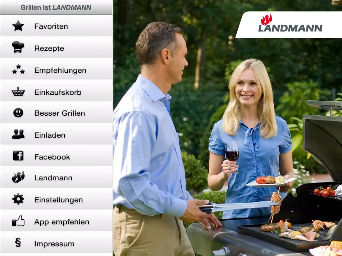 Capturas de tela do Grillen – Grillrezepte und Grilltipps von Landmann iPad 