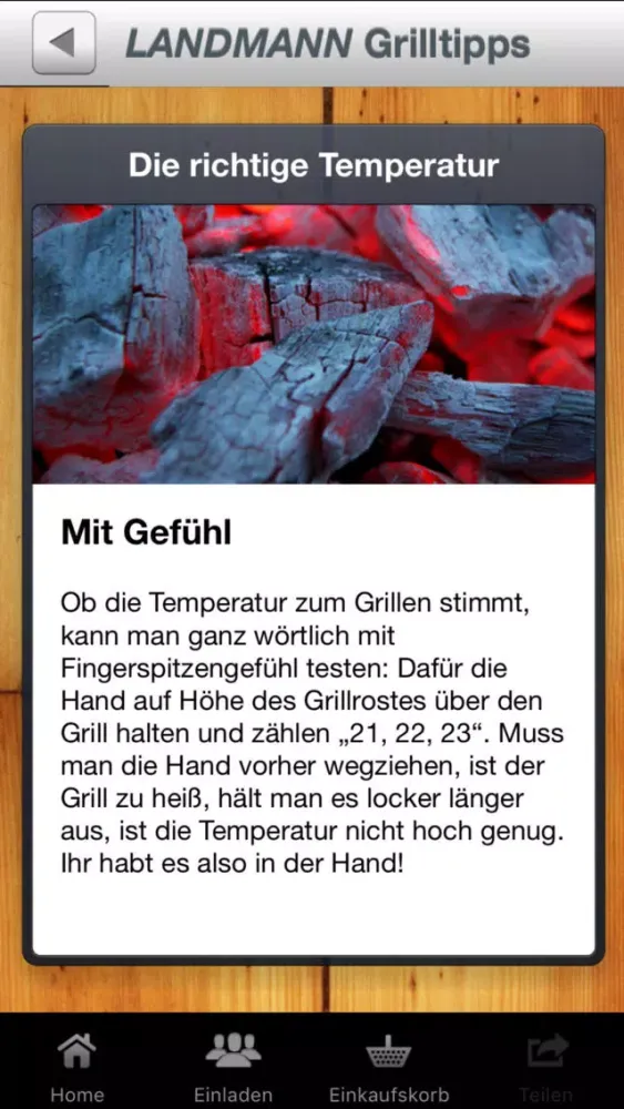 Capturas de tela do Grillen – Grillrezepte und Grilltipps von Landmann
