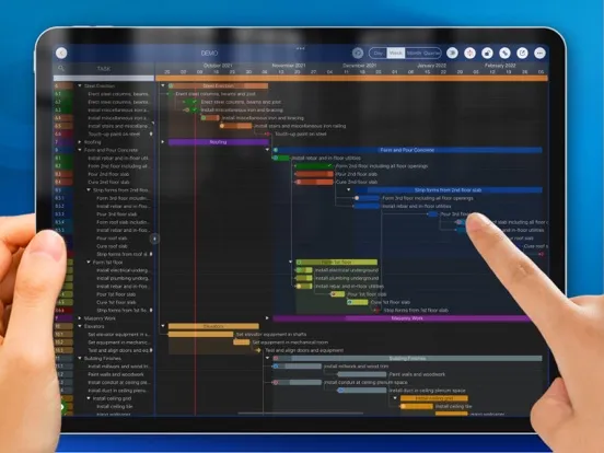 QuickPlan Basic - Project Plan iPad 应用截图