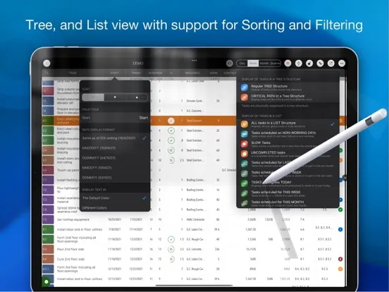 QuickPlan Basic - Project Plan iPad 应用截图