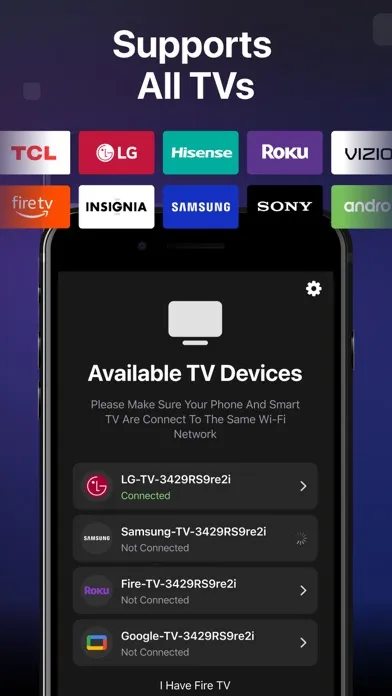 Tangkapan layar Smart TV Remote Control Plus