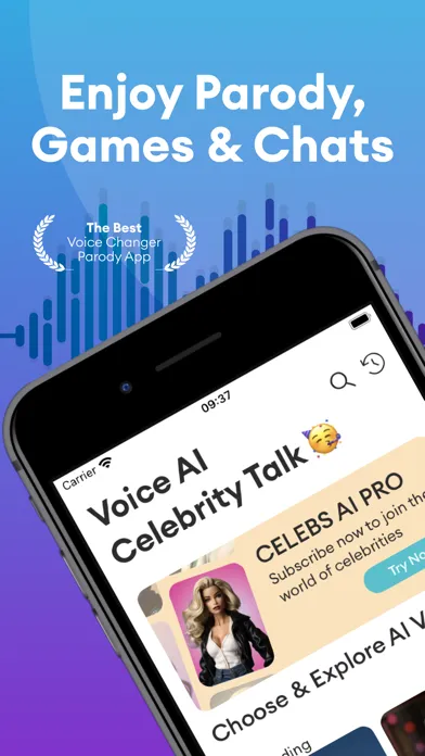 Celeb Voice Changer: Voice AI Ekran Görüntüleri