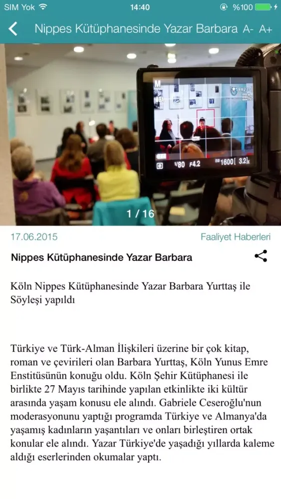 Yunus Emre Enstitüsü 스크린샷