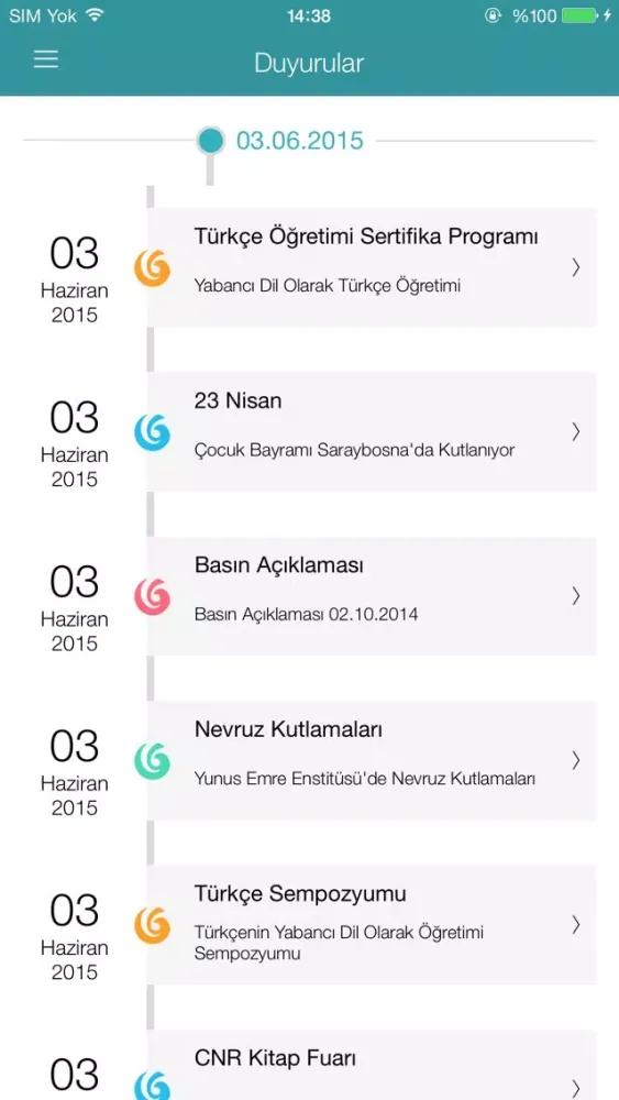 Yunus Emre Enstitüsü 스크린샷