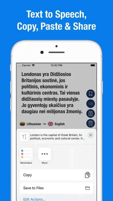 English Lithuanian Translator スクリーンショット