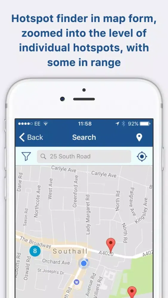 Zrzuty ekranu Mobilise Hotspots