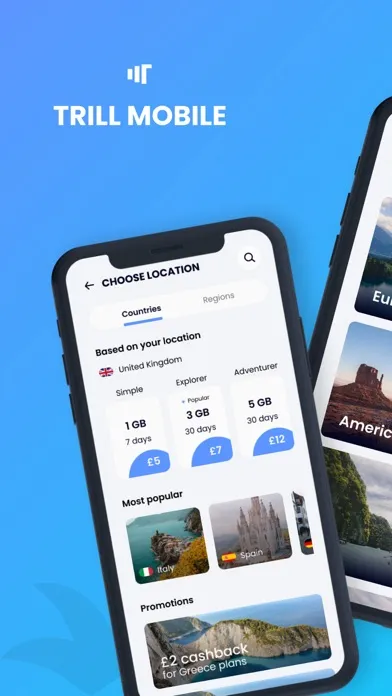 Trill Mobile Screenshots