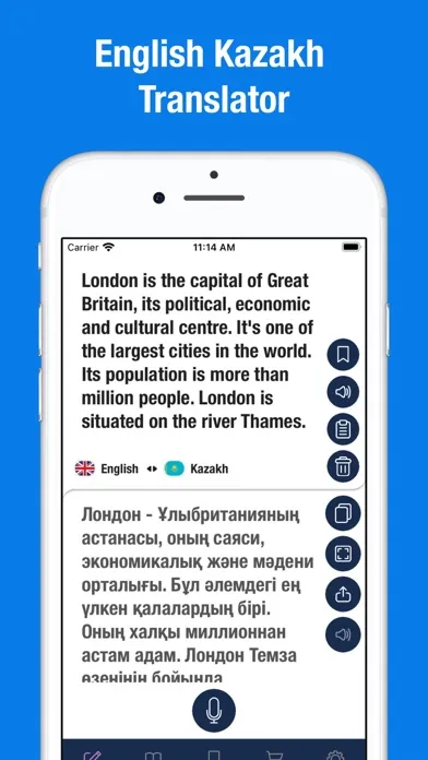 English to Kazakh Screenshots