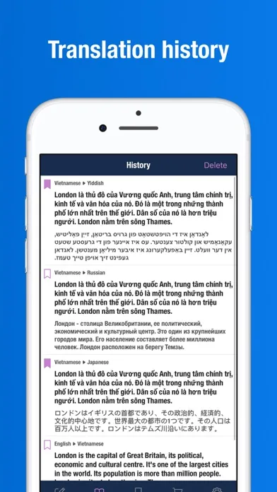 Capturas de tela do Ultimate Language Translator
