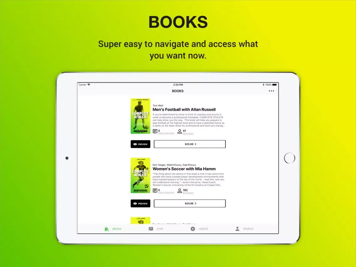 Screenshot di Complete Athlete iPad 