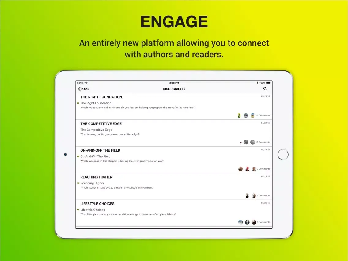 Screenshot di Complete Athlete iPad 