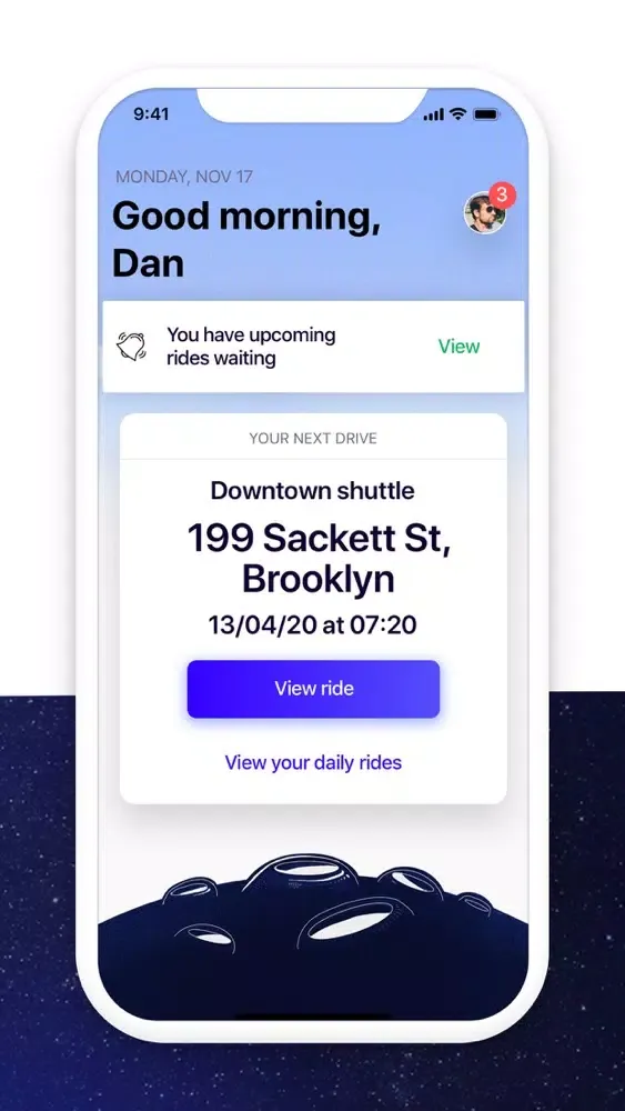 Capturas de pantalla de Shuttlin' Driver app