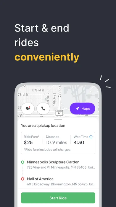 Screenshot di Bridge Driver App