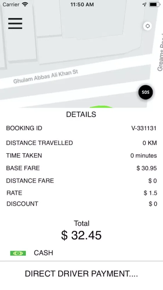 Screenshot di Mobility Cab Usuario