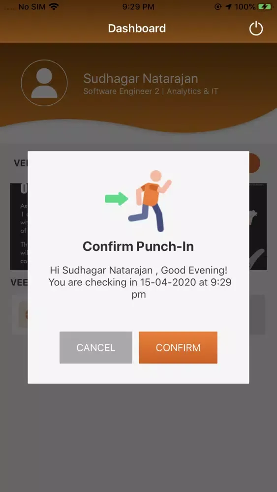 Vee App Screenshots