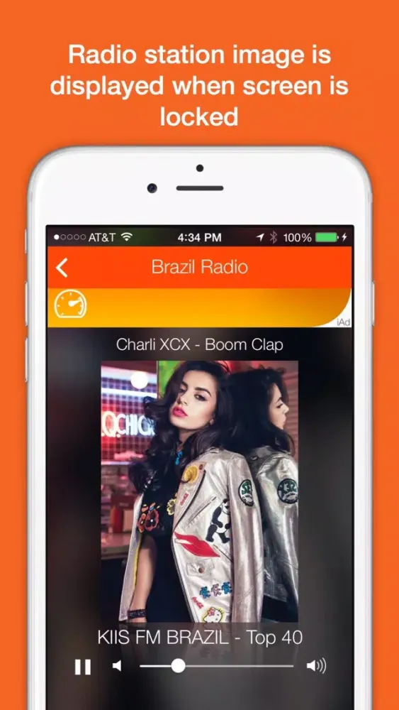Ảnh chụp màn hình của Brazil Radio - Top stations
