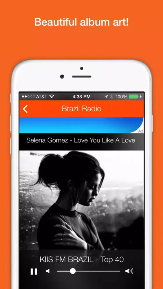 Ảnh chụp màn hình của Brazil Radio - Top stations